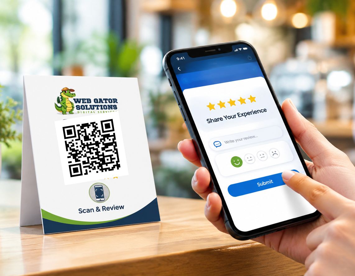 QR Code scanning on smartphone for smart review cards